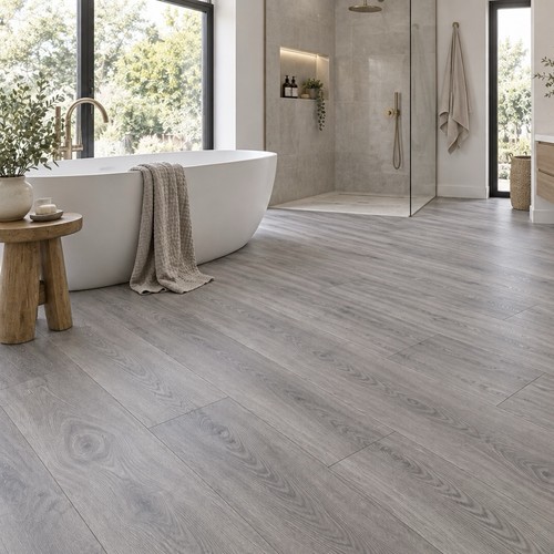 Lvt flooring silver oak grey - lvt,