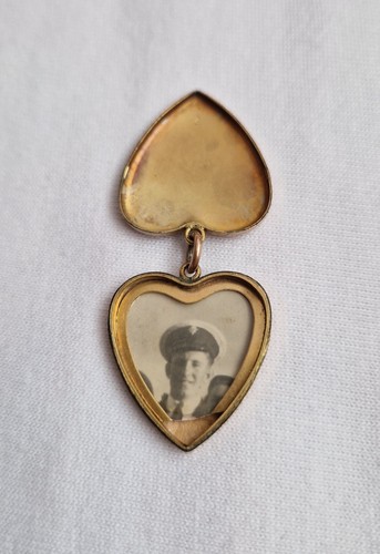 Antique 9ct gold silver lined - antique,