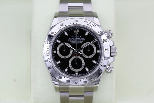 Rolex 116520 black daytona - rolex,