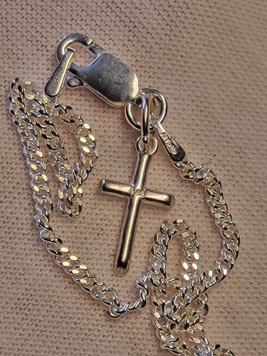 925 bundle cross charm 2mm - bundle,