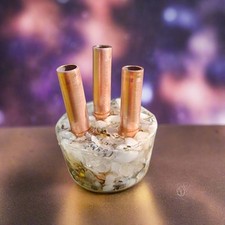 Mini Moonstone Orgone Energy Orgonite Cloudbuster Chembuster EMF 5g Travel Size