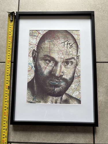 Tyson fury signed photo - tyson,