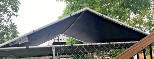 Outdoor dog kennel cover cage - cover,