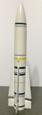12” ROCKET HAND PAINTED