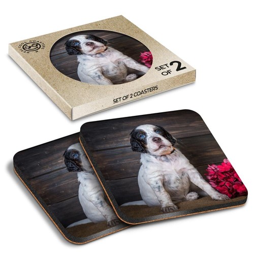 Square mdf coaster - square, english