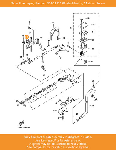 Yamaha holder fuel - yamaha, pipe