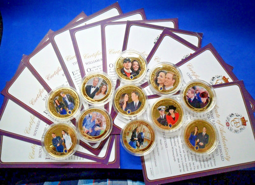 William kate coins gold - &,
