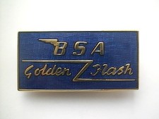 MOTORCYCLE PIN BADGE 'BSA GOLD