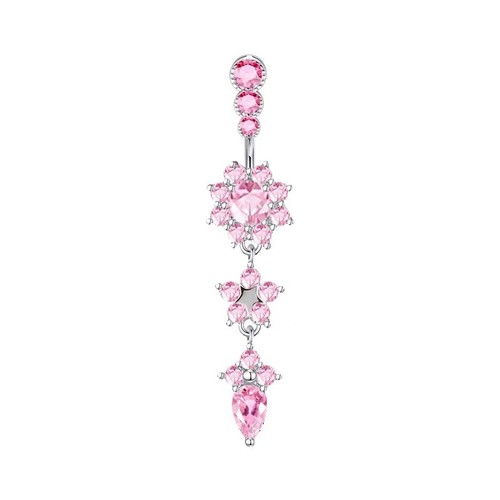 Belly bars button piercing bar - belly,