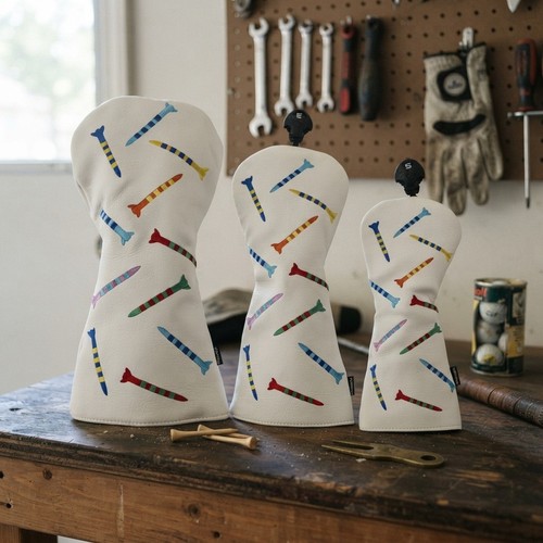 Golf club head covers - club, pack