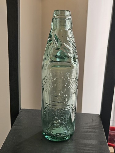 Rare antique aqua wells - w,