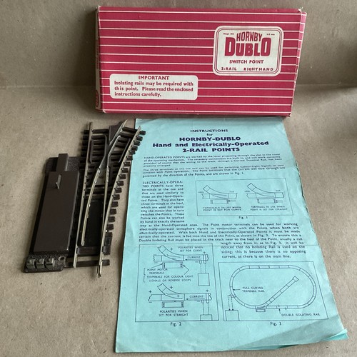 Boxed hornby dublo manually - boxed,