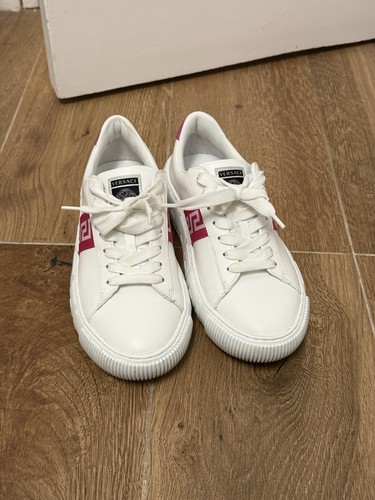 Versace shoes white - white, greca