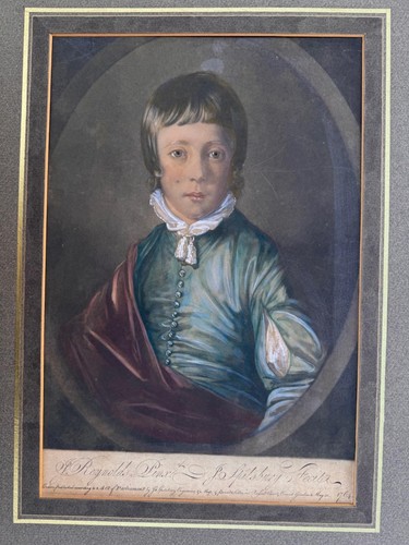 Rare joshua reynold portrait - rare,