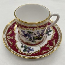 Spode The Cabinet Collection  Cup And Saucer Halston