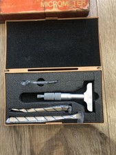 Mitutoyo Micrometer Depth Gauge 129-126 DMG2.5-3” Precision Measurement Tool