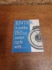 1932 Douglas Motors Bantam Veteran Motor Cycle Sales Brochure