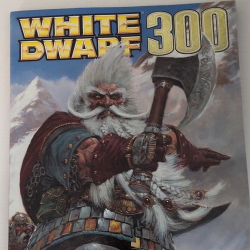 White dwarf magazine issue - white,