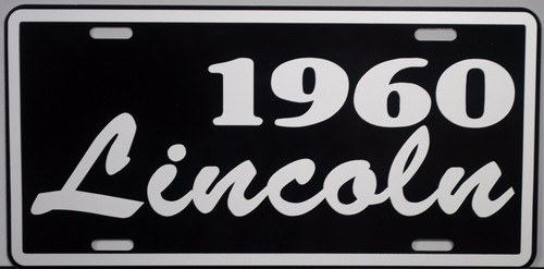 1960 lincoln metal - metal, license
