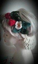 1940s handmade hair snood