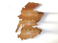 12pc Scotland Wooden Thimble