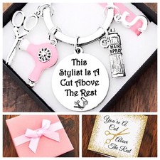 Hairdresser gift charm - hairdresser,