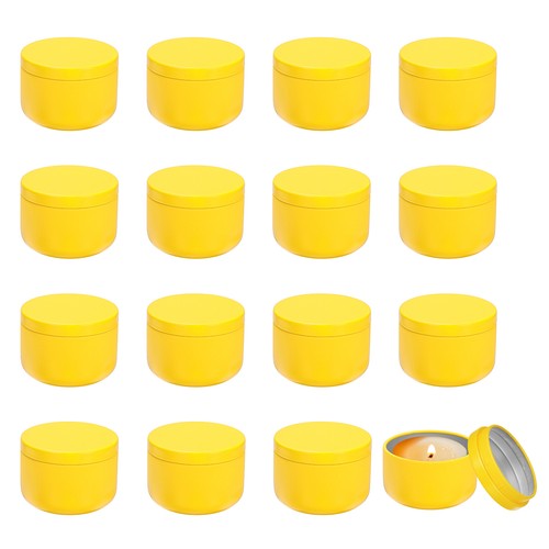 16pcs 3oz candle - 3oz, metal
