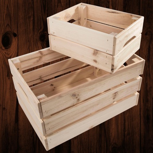 Wooden crates storage boxes 2 - crates,