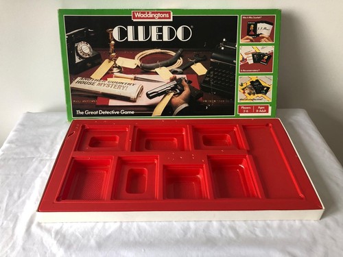 Vintage 1960s cluedo board - cluedo,
