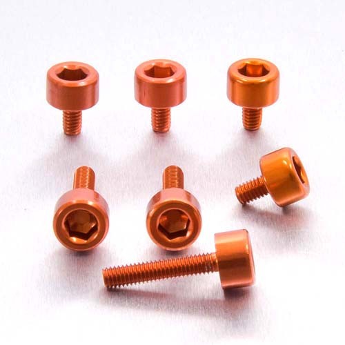 Tank cap bolts orange - cap,