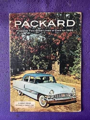 Vintage packard two - lines, of