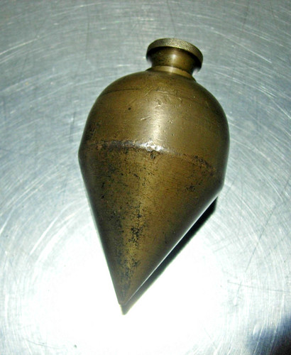 Rare extra large brass plumb - rare,