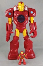 Imaginext Playskool Marvel Heroes IRON-MAN MECH ARMOR & Ironman Action Figure