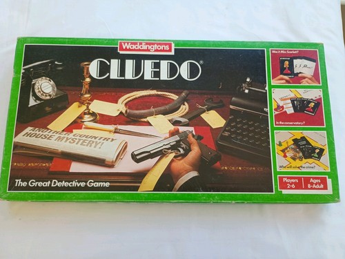 Cluedo board game - game, vintage