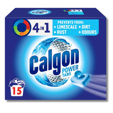 Calgon 15 Tablets Washing Machine Cleaner Antibacterial Deep Clean Protection