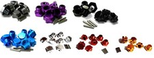 1/8 Scale RC Nitro Buggy 17mm Alloy Wheel Drive Hub Hex Adaptor Pin Nuts Caps x4