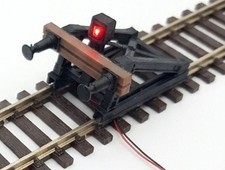 Model railway buffer - buffer, stop