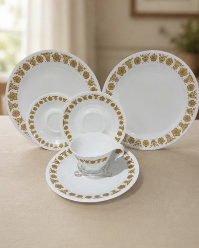 Vintage corelle butterfly - butterfly, gold