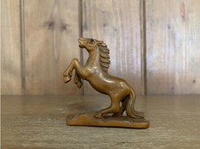 vintage wooden carved horse