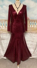 Red Sequin Dress 14 16
