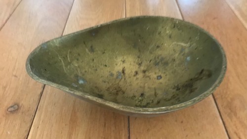 Brass scales pan scoop 215mm - pan,