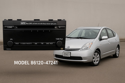 Full radio toyota prius - cd,