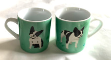 French Bull Dog Frenchie Mug x 2 Magpie Excellent