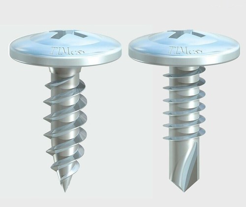 Zinc drywall wafer head screws - wafer,