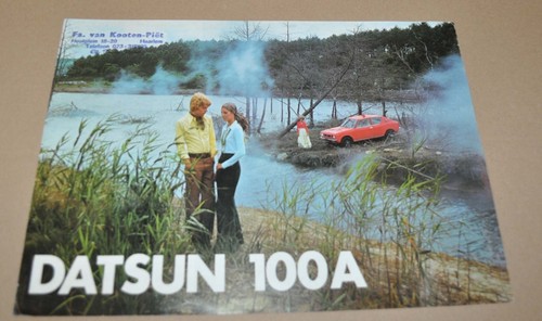 Datsun 100a brochure prospekt - brochure,