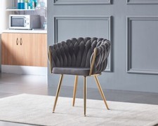 Velvet Dining Chair with Door