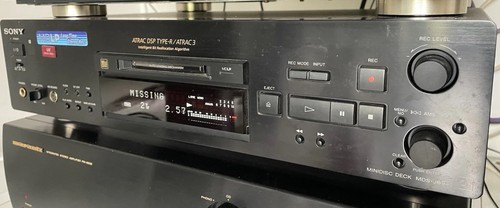 Sony minidisc mds - sony,