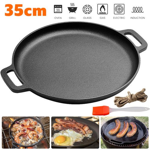 35cm non stick cast iron - 35cm, grill