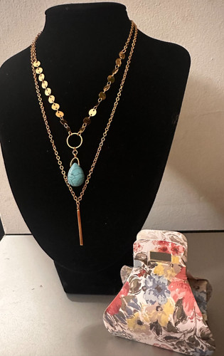 Necklace new turquoise - necklace,, new,