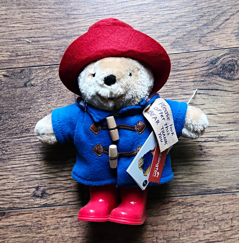 Paddington bear plush - bear,